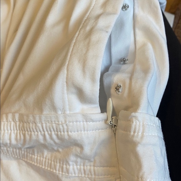 Veronica Beard Noha white flounce tee shirt dress - Picture 8 of 8